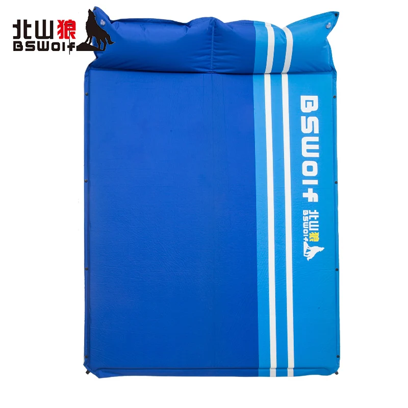 

BSWolf Wild Camping Mat Outdoor Double Automatic Inflatable Cushion Moisture-proof Tent Pad Comfortable Travel Air Mattress