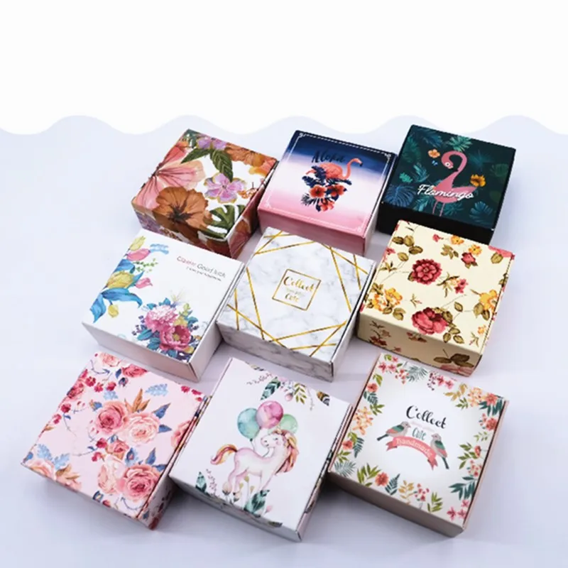 

10pcs/lot Colorful Candy Packaging Box Wedding Dragee Box Paper Gift Boxes for Packaging Wedding Event & Party Supplies