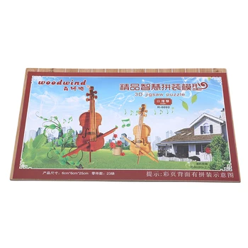 

Hot Sale DIY House 3d Jigsaw Puzzle Toys Wooden Adult children's Intelligence Toys Levert Dropship Toys For Children