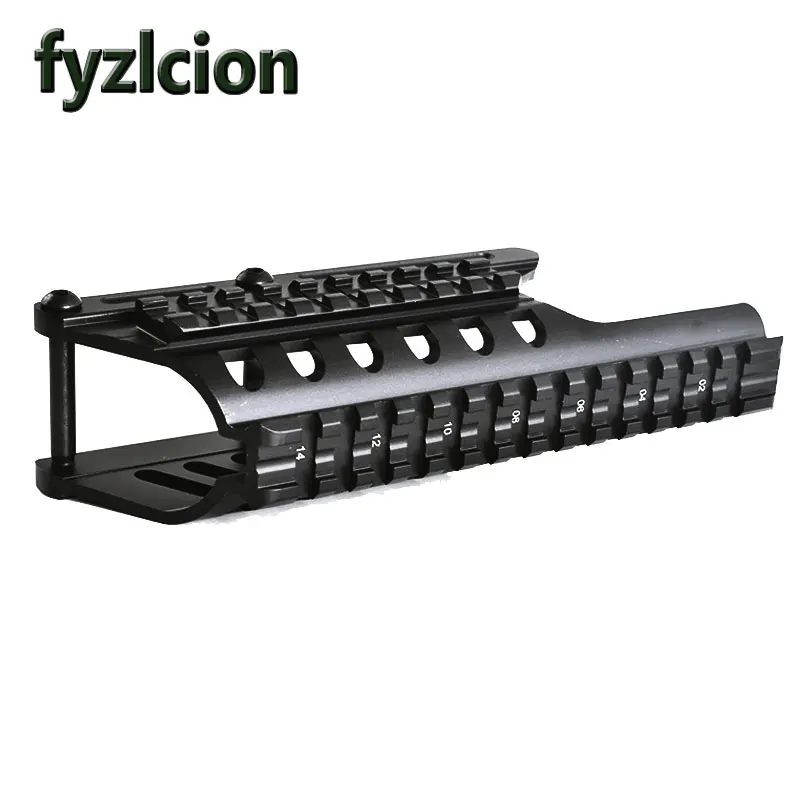 Fyzlcion Hunting Gun Accessories 20mm Double Picatinny Rail Mount System for Picatinny Rail Saddle Scope Mount Shotgun Hunting 