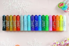 

18 colors Colorful painting stick Rotating crayons free shipping