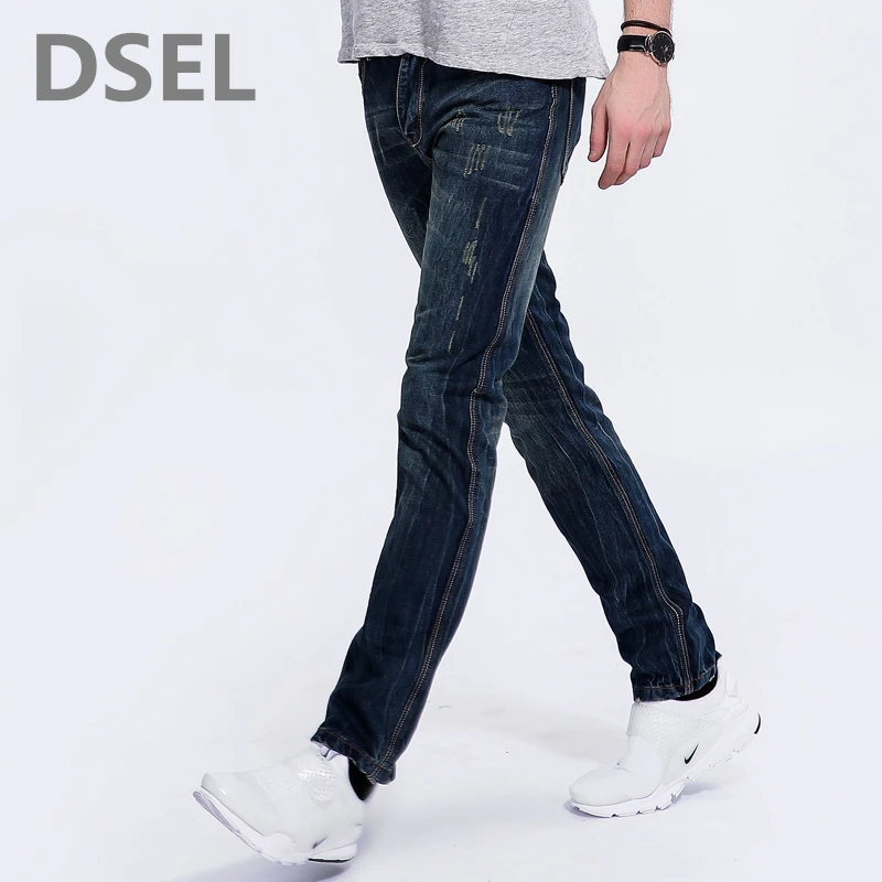 

Business Jeans Ripped Trousers Slim Fit Dark Jeans Men Plus Size Dsel Brand Mens Biker Jeans With Logo 5001-4
