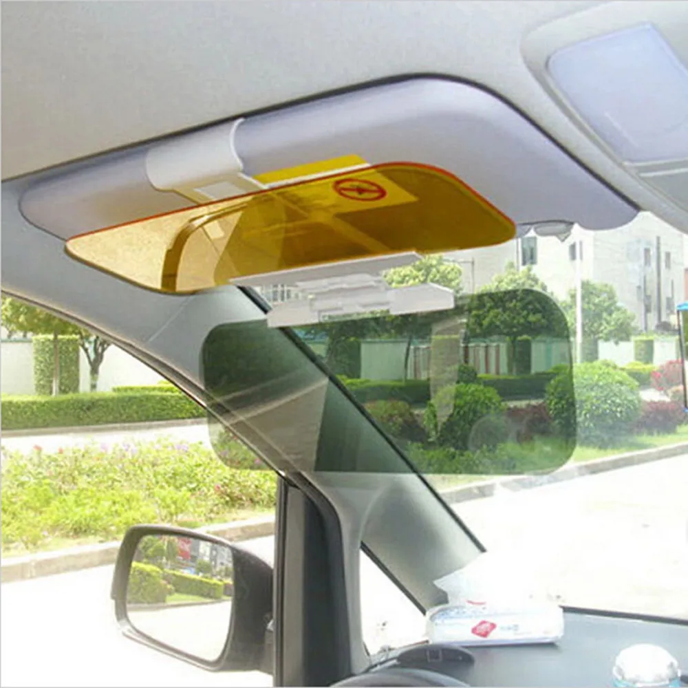 

New hot Car Sunshade Day Night Sun Visor mirror Anti-dazzle Clip-on Driving Vehicle Shield hot selling