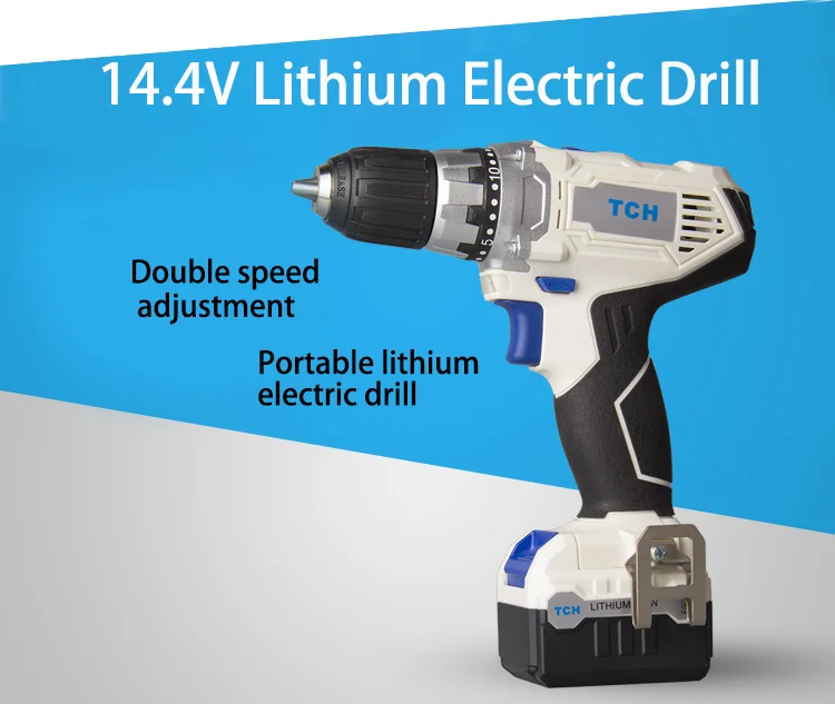 

14.4V power tools electric Drill Electric Cordless Drill Screwdriver Mini Drill electric drilling