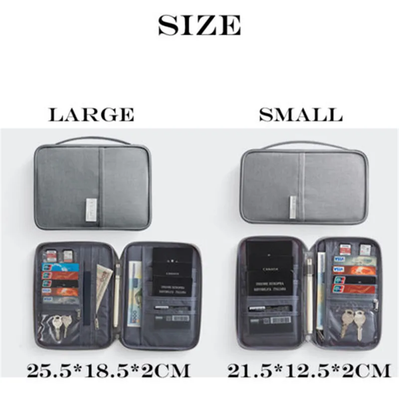 women family travel organiser passport document holder rfid card family travel organiser