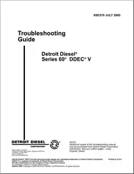 Detroit diesel 60 серии Услуги Руководство PDF