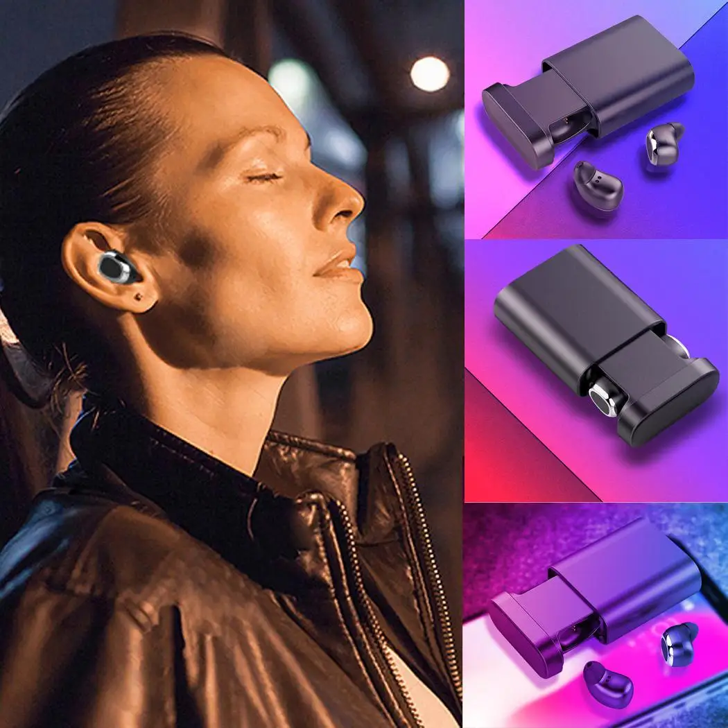 Bluetooth 4 2 беспроводной стерео с зарядным устройством в подсказке дисплей батареи 8