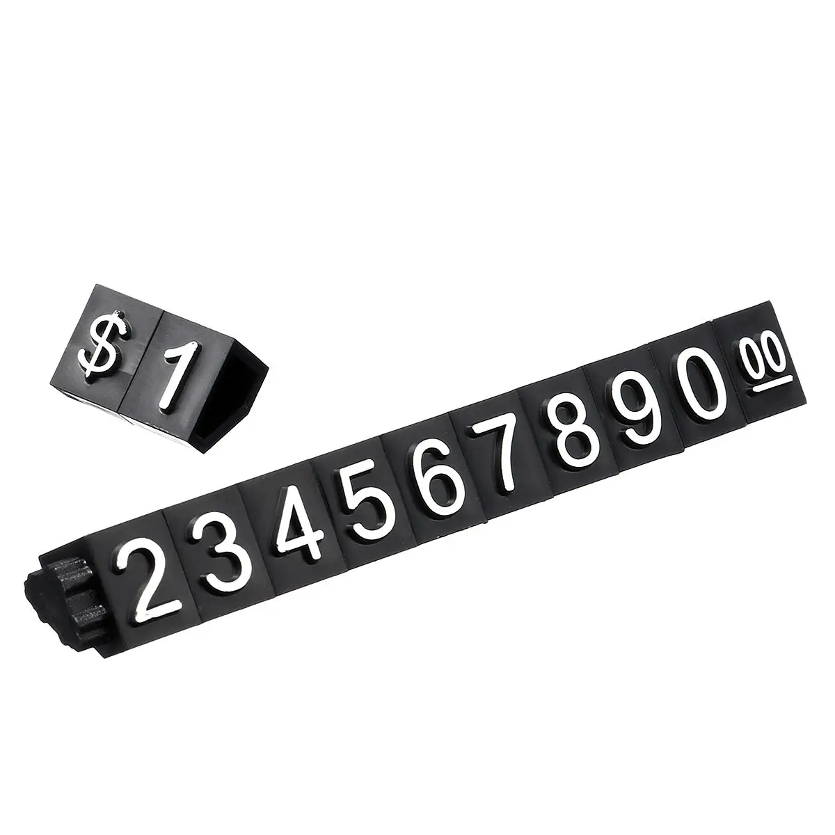 30 шт. ценник доллар кубики с цифрами монтажные блоки палка комбинированный номер значка знак часы ювелирные изделия Цена дисплей стенд