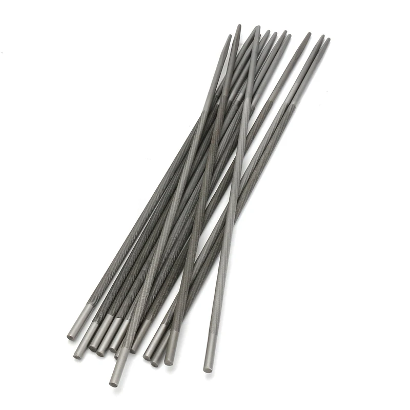 DWZ 12PCS 5/32'' Chainsaw Round Files For Sharpenning Chains Saw Sharpener Dozen