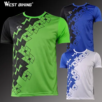

WEST BIKING Men Quick Dry Personalized Leisure Running Training T-shirt Sports Top Short-sleeve Cycling Bike Bicycle Jerseys
