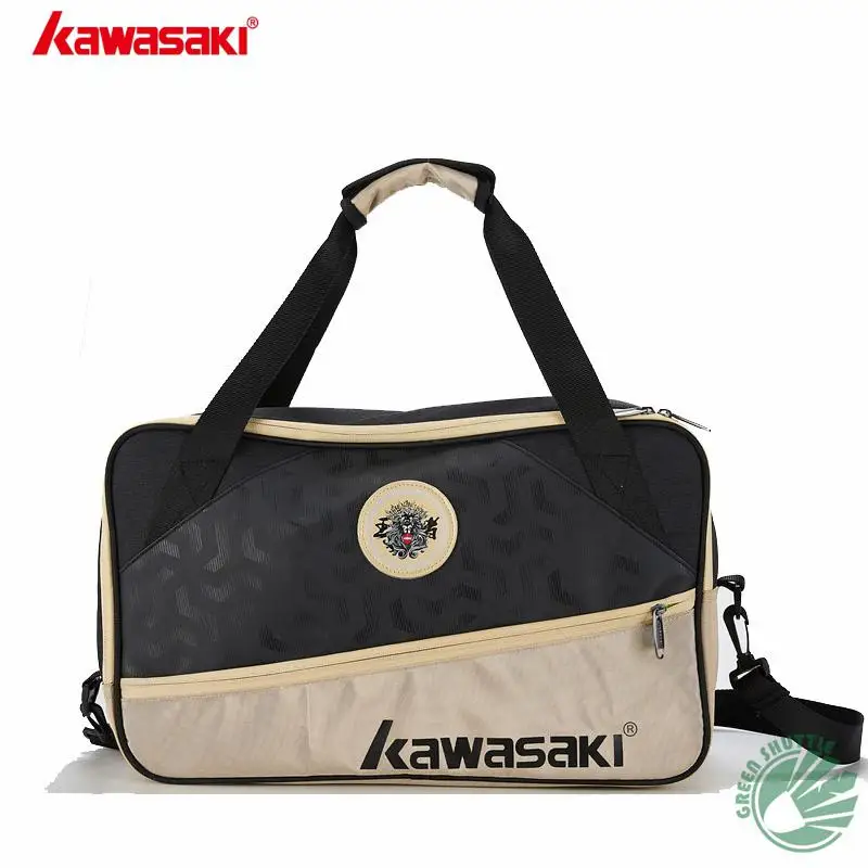 Kawasaki Спортивная профессиональная ракетка для бадминтона Сумка на двух ремнях компьютерный рюкзак KBB-8201 независимая дышащая обувь - Цвет: KBB-8710