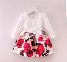 Free Shipping 2015 Baby Girls Princess Dresses Fashion Autumn Winter Jacquard Long-sleeved Dress Free Shipping 2015 Baby Girls Princess Dresses Fashion Autumn Winter Jacquard Long-sleeved Dress