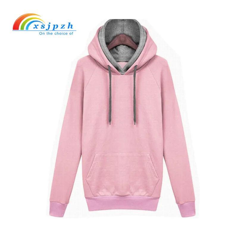 XSJPZH 2017 New Autumn Winter Hoodies Women Casual Double Hooded