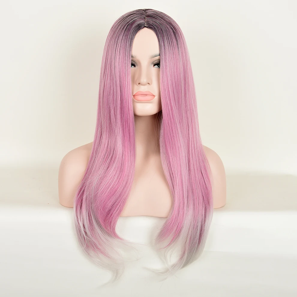 Pruiken carnaval roze Clearance