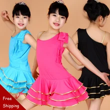 Без рукавов, платье для латинских танцев для девочек, детское свадебное платье, платья на день рождения, детское танго платье сальса, Одежда для танцев, Латинская одежда