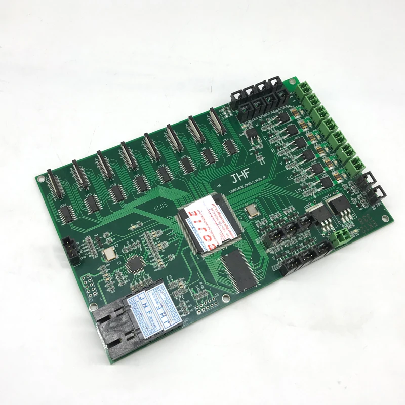 Вне двери струйный принтер JHF Vista Leopard Q8/A8/V8/H8 каретная плата для Konica KM512 печатающей
