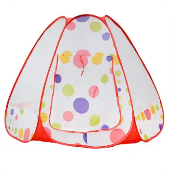 

RCtown Children Polka Dot Play Tent Toy with 100 Colorful Balls