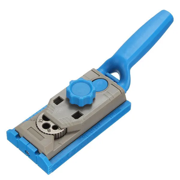

Round Wood Tenon Locator Drilling Positioner Drill Hole Woodworking Tool