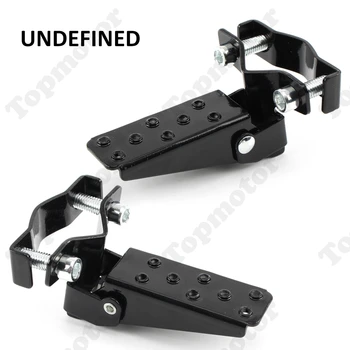 

Black Motorcycle Foot Pegs Folding Foot Rest Pedals Custom 25mm-30mm For Yamaha Suzuki Kawasaki CG125 GN125 AX100
