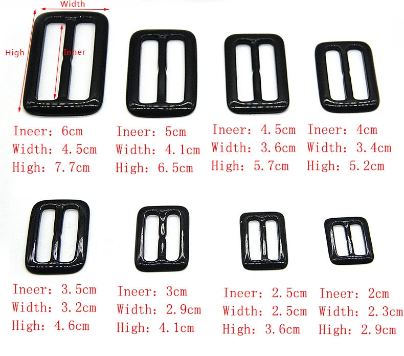 1 pack black white coffee resin belt buckle for Luggage women dress overcoat windcoat decoration garment accessories DIY