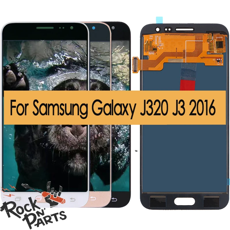Для Samsung Galaxy J3 2016 J320 ЖК дисплей сенсорный экран дигитайзер в сборе OLED TFT SM J320FN J320F