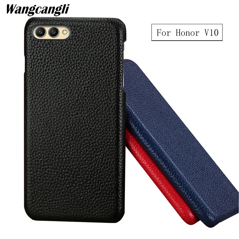 

New leather large lychee half-clad For HUAWEI P10 p10 plus P20 pro case Hand-customized business large lychee half-clad