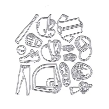 

Baseball Uniform Metal Cutting Dies Stencil DIY Scrapbooking Album Stamp Paper Card Embossing Crafts Decor