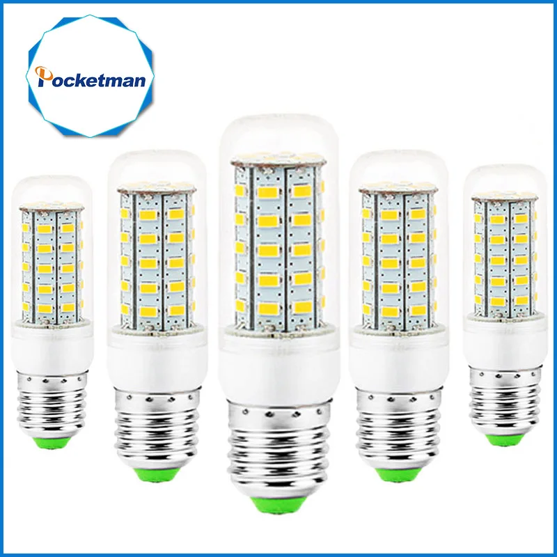Светодиодная лампа-Кукуруза E27 E14 110 В SMD5730 220 светодиодсветодиодный s светильник