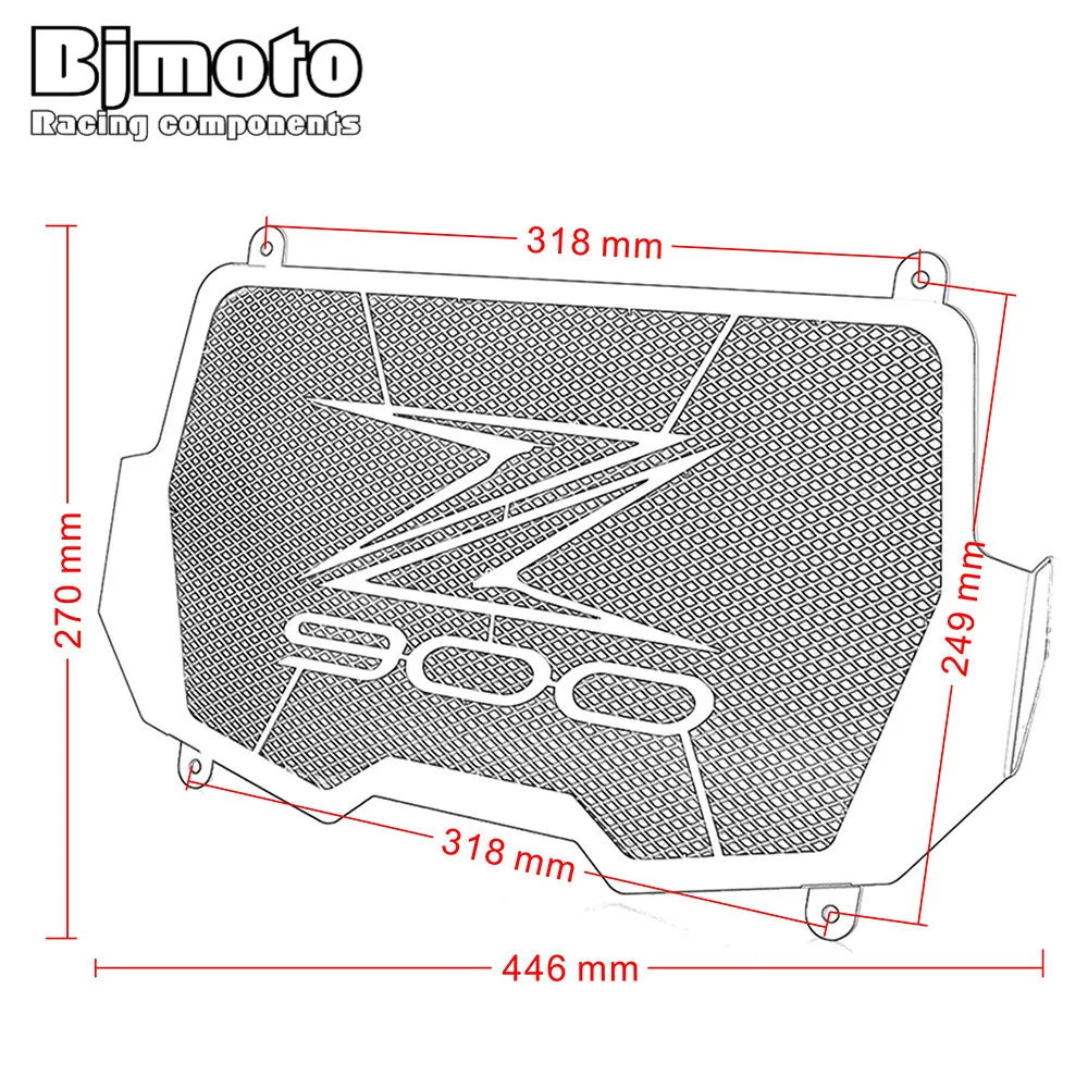 BJMOTO для Kawasaki Z900 2017 2020 решетка радиатора Защитная крышка 2018 2019|grill guard|radiator grille guard