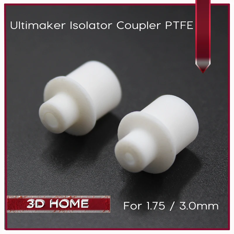 10Pcs Ultimaker Hot End Isolator Coupler PTFE Teflon Inner Sleeve For 1