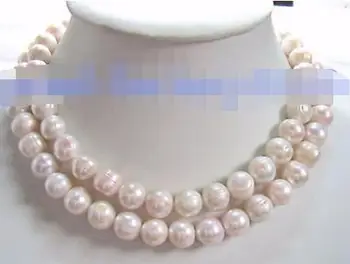 

32" AAA 9-10 MM SOUTH SEA NATURAL White PEARL NECKLACE 14K GOLD CLASP
