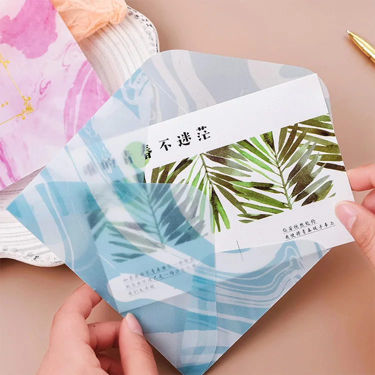 3 шт./упак. милый конверт с надписью Litmus Paper Dream золотой прозрачный для подарка