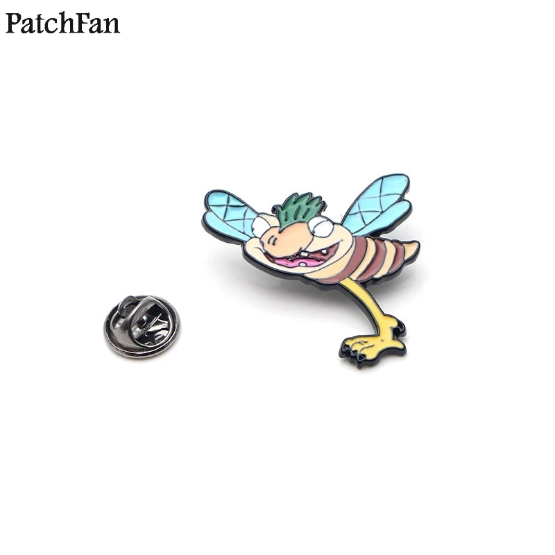20 шт./лот Patchfan AHHH! Настоящие Монстры! Zimbo Krumm Gromble булавки для галстука рюкзак Броши Одежда для мужчин женские значки медаль A1327