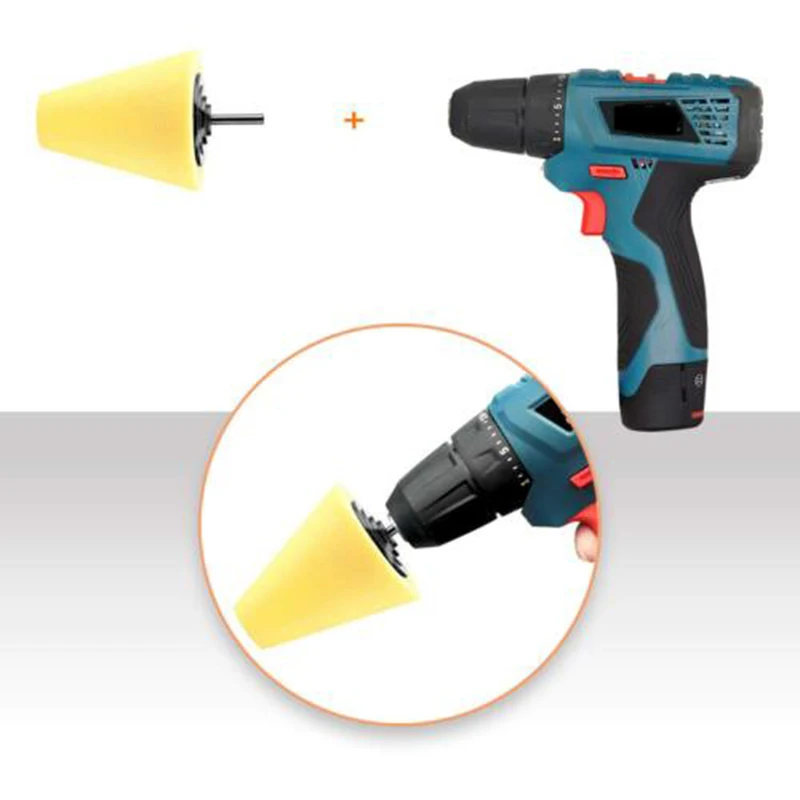 1 шт. конусообразная полировка пластиковое колесо концентратор губка Дрель адаптер инструмент для автомобиля