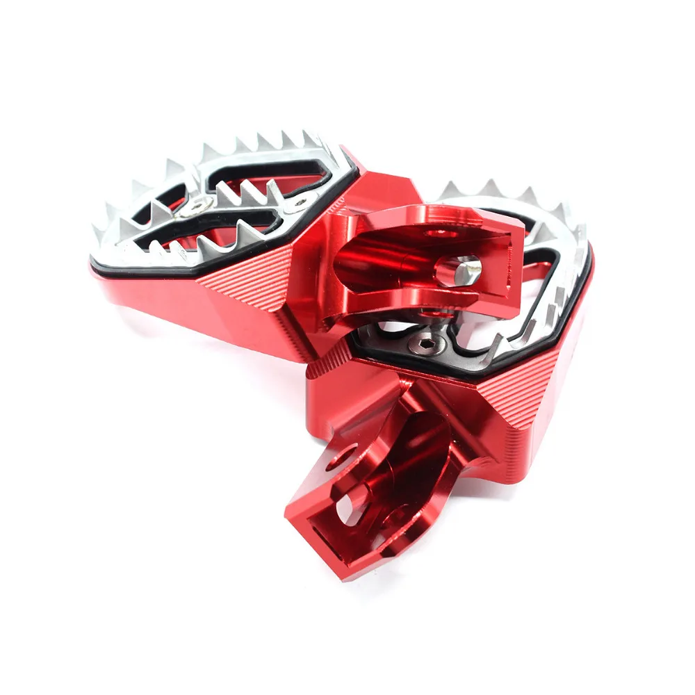 Aluminum CNC Motocross Dirt Pit Bike Foot Peg Pedal Footpegs Footrest For Honda CRF230 CRF230F CRF 230 2003 - 2017 2004 2005