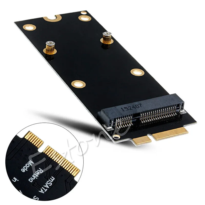 

7+17 Pin mSATA SSD To SATA Adapter Card for 2012 MacBook Pro A1398 A1425 MC976