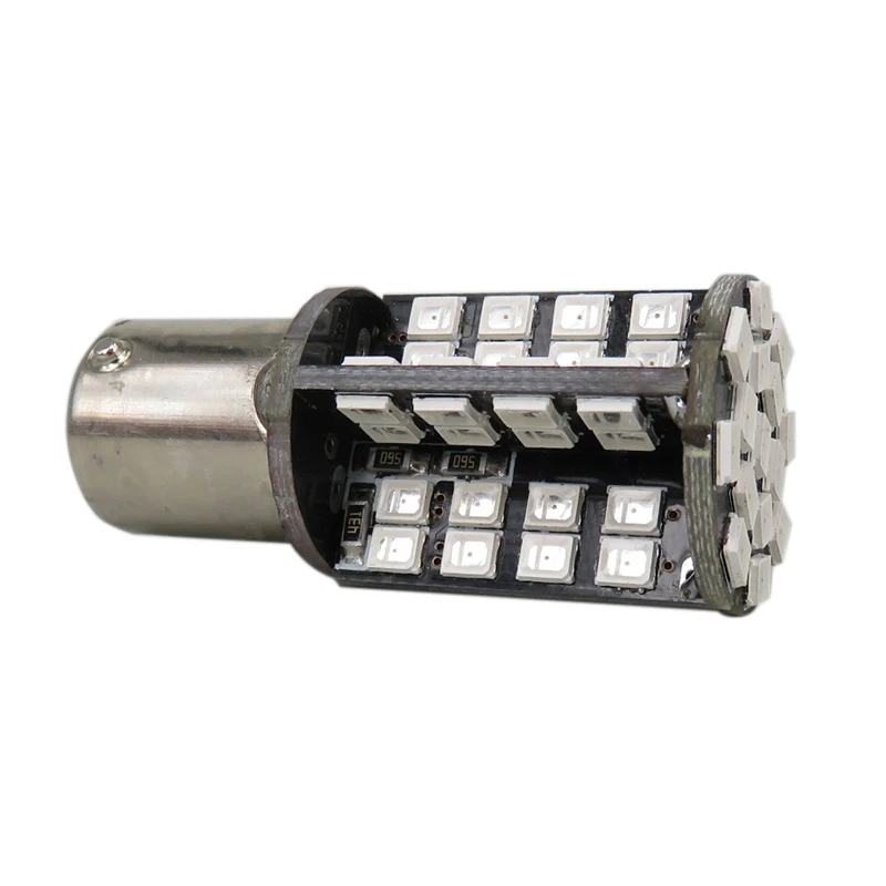 WLJH 2x Светодиодный светильник P21W 1156 BA15S светодиодный 79 2835 SMD Canbus 12 В автоматический