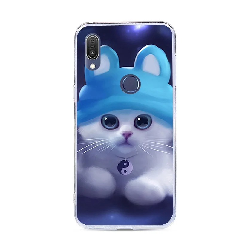 Чехол для Asus Zenfone Max Shot ZB634KL силиконовый мягкий чехол из ТПУ Plus M2 задняя крышка