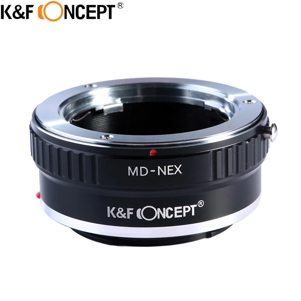 

K&F CONCEPT for MD-NEX Camera Lens Adapter Ring For Minolta MC/MD Mount Lens to Sony NEX E-Mount Camera Body NEX-5 NEX-7 NEX-3