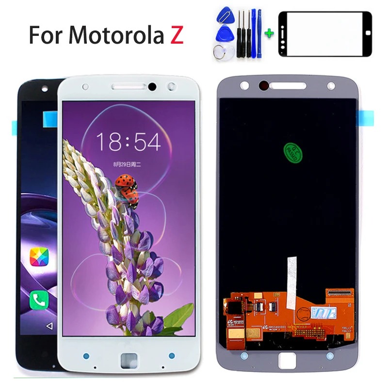

LCD Display For Motorola MOTO Z Droid Edition XLTE XT1650 XT1650-03 Touch Screen Digitizer Sensor Assembly 2560*1440 Free Tools