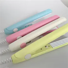 Мини керамический электронный выпрямитель для волос, утюжок для выпрямления волос Chapinha, гофрированные утюги, щипцы для волос, инструменты для укладки 220 В