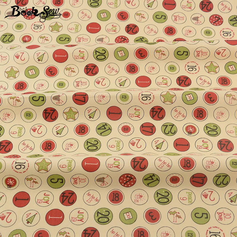 Booksew ткань для вышивания кукол номер дизайн домашний текстиль Материал постельные принадлежности Одежда для детей стеганое шитье хлопок ткань саржа
