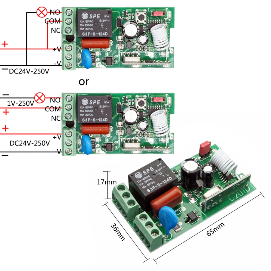 Vhome беспроводной пульт дистанционного управления RF 433 Mhz 220V переключатель обучающий код приемник передатчик зал спальня потолочные светильники