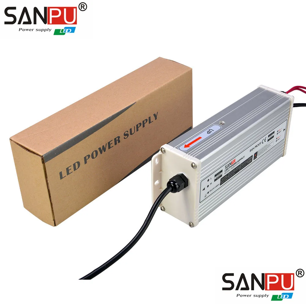 

New SANPU 24V 250W Switching LED Power Supply Rainproof IP65 Led driver for Indoor CCTV for 3528/5050 LED Strips