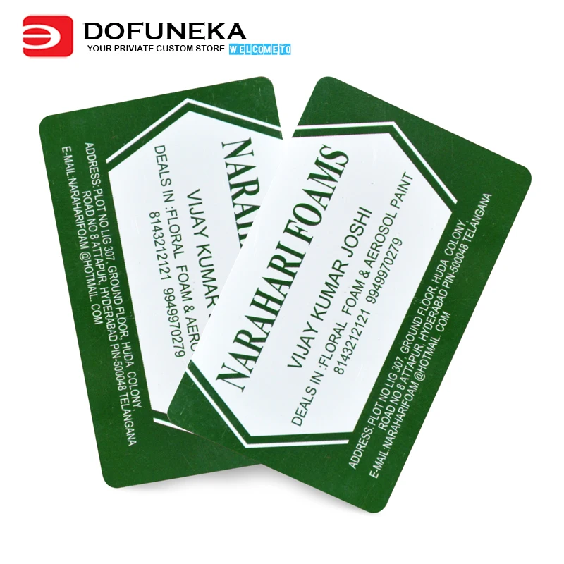 Aliexpress Buy Customized Full Color Printing Direct Factory Price PVC Business Cards