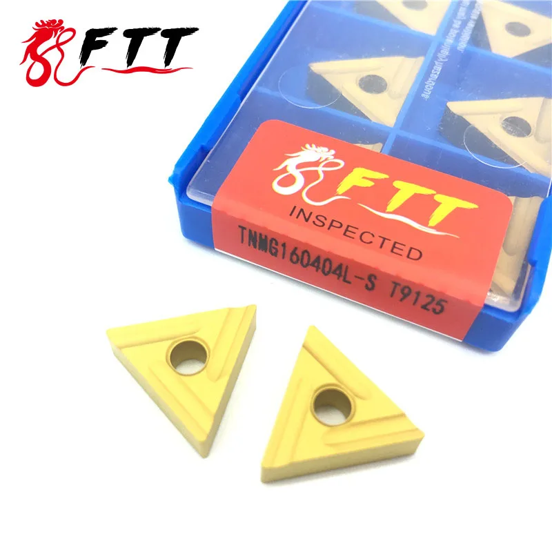 

TNMG160404L S T9125 External Turning Tools Carbide insert High quality Lathe cutter Tool Tokarnyy turning insert