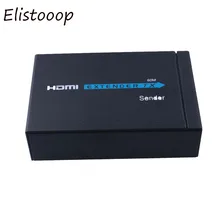 Elistoooop 1080p 3D HDMI передатчик приемник 60 м HDMI удлинитель США ЕС вилка Cat 5e/6 RJ45 Ethernet конвертер
