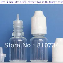 10 мл lot 2500 шт. Pet Бутылочки детской доказательство крышкой и длинный тонкий кончик с подделать в США по fedex