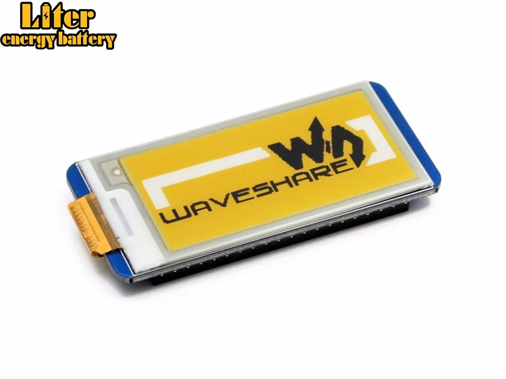 

Waveshare2.13inch e-Paper HAT (C) 212x104 E-paper for Raspberry Pi2B/3B/Zero/Zero W Yellow Black White Three-color SPI interface