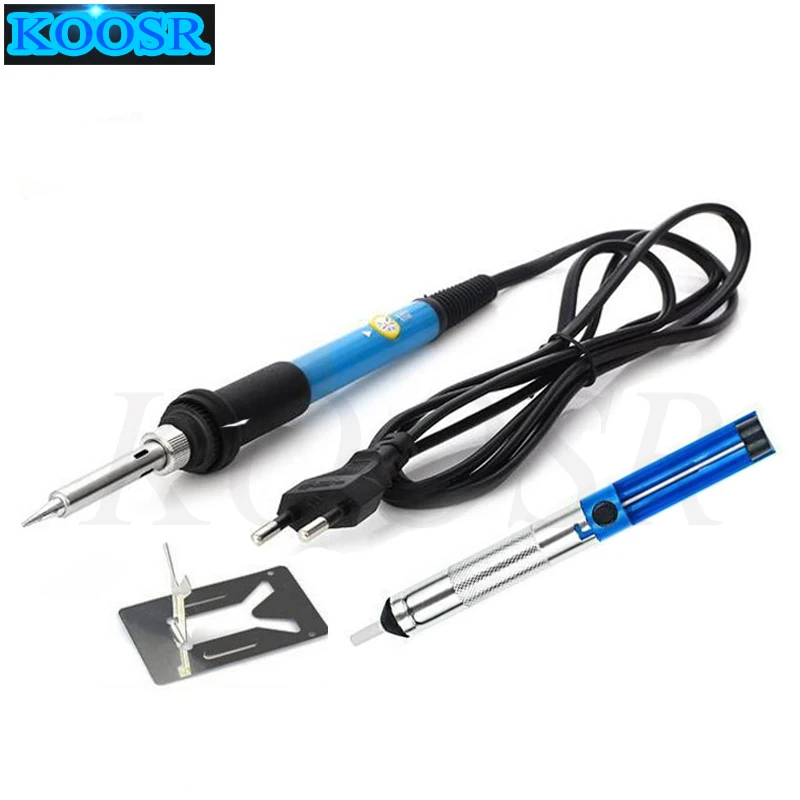 

UYUE 110V/ 220V 60W Electric Temperature Adjustable Soldering Iron Welding Gun Repair Tool 301D